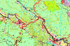 Bản đồ quy hoạch giao thông xã Tân Mỹ, huyện Chiêm Hóa, tỉnh Tuyên Quang đến năm 2030