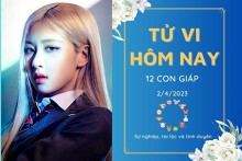 Tử vi hàng ngày hôm nay của 12 con giáp 2/4/2023: Hợi tài lộc vượng phát, Sửu tình cảm ngọt ngào,