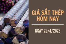 Giá sắt thép xây dựng hôm nay 20/4: Phiên giảm thứ hai liên tiếp