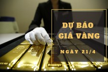 Dự báo giá vàng 21/4: Có thể phục hồi nhẹ theo thị trường thế giới?