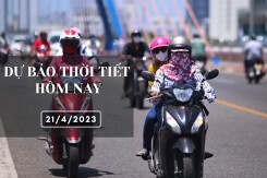 Dự báo thời tiết hôm nay 21/4/2023: Hà Nội không mưa, ngày nắng, Đà Nẵng nắng nóng gay gắt đến 38 độ, TP HCM nắng nóng