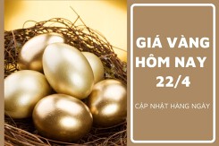 Giá vàng hôm nay 22/4: Đồng loạt đứng yên trong phiên giao dịch cuối tuần