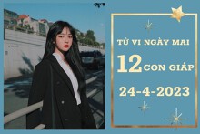 Tử vi ngày mai của 12 con giáp 24/4/2023: Mùi tài lộc kém vượng, Sửu tình yêu trắc trở