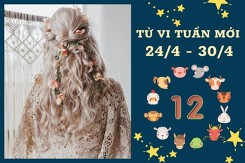 Tử vi tuần mới của 12 con giáp từ 24/4 đến 30/4: Tỵ tài lộc tăng tiến, Tuất tình yêu nở rộ