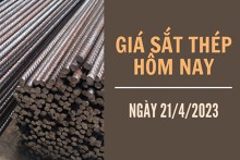Giá sắt thép xây dựng hôm nay 21/4: Tiếp đà giảm còn 3.852 nhân dân tệ/tấn
