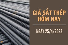 Giá sắt thép xây dựng hôm nay 25/4: Kéo dài đà giảm