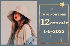 Tử vi ngày mai của 12 con giáp 1/5/2023: Mão tài lộc kém sắc, Hợi công việc tốt đẹp