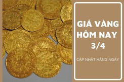 Giá vàng hôm nay 3/4: Vàng SJC giảm từ 100.000 đồng/lượng đến 250.000 đồng/lượng sáng đầu tuần