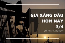 Giá xăng dầu hôm nay 3/4: Lặng sóng trên sàn Tokyo