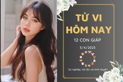 Tử vi hàng ngày hôm nay của 12 con giáp 3/4/2023: Hợi tài lộc ổn định, Mùi công việc khởi sắc