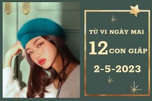 Tử vi ngày mai của 12 con giáp 2/5/2023: Dần tài lộc ổn định, Ngọ tình yêu thăng hoa