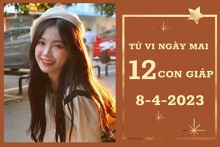 Tử vi ngày mai của 12 con giáp 8/4/2023: Mùi tài lộc sa sút, Mão tình yêu thắm sắc
