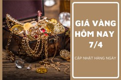 Giá vàng hôm nay 7/4: Ghi nhận giảm 50.000 đồng/lượng
