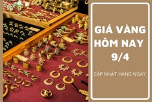 Giá vàng hôm nay 9/4: Vàng SJC giao dịch quanh ngưỡng 67,1 triệu đồng/lượng