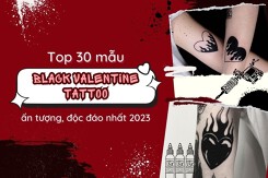 Top 30 mẫu Black Valentine tattoo đẹp mắt, ấn tượng nhất 2023