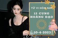 Tử vi hôm nay của 12 cung hoàng đạo ngày 10/4/2023: Cự Giải tài lộc đi xuống, Bảo Bình công việc tốt đẹp