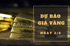 Dự báo giá vàng 2/5: Có thể tiếp tục giảm vào đầu phiên?
