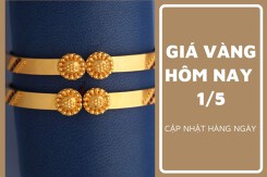 Giá vàng hôm nay 1/5: Giảm nhẹ trong phiên đầu tuần