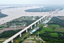 Thi công trở lại một số gói thầu cao tốc Bến Lức - Long Thành