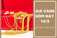 Giá vàng hôm nay 14/5: Vàng SJC tiến sát ngưỡng 67,3 triệu đồng/lượng