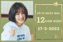 Tử vi ngày mai của 12 con giáp 17/5/2023: Dần tài lộc tăng cao, Thân công việc trắc trở