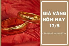 Giá vàng hôm nay 17/5: Ghi nhận giảm từ 50.000 đồng/lượng đến 100.000 đồng/lượng