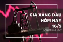 Giá xăng dầu hôm nay 16/5: Tiếp tục trượt nhẹ trên 0,5%