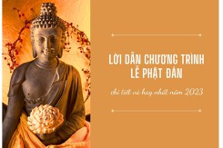 3 mẫu lời dẫn chương trình Lễ Phật Đản chi tiết và hay nhất năm 2023