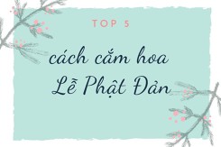 Gợi ý 5 cách cắm hoa Lễ Phật Đản ấn tượng năm 2023