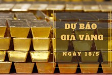 Dự báo giá vàng 18/5: Tiếp tục biến động nhẹ?