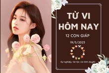 Tử vi hàng ngày hôm nay của 12 con giáp 19/5/2023: Sửu quyết đoán hơn trong công việc, Hợi tài lộc vượng tiến