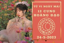 Tử vi ngày mai của 12 cung hoàng đạo 24/5/2023: Ma Kết tài lộc tăng tiến, Thiên Bình tình yêu ảm đạm