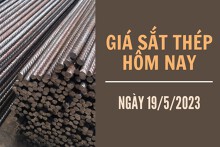 Giá sắt thép xây dựng hôm nay 19/5: Quay đầu giảm còn 3.651 nhân dân tệ/tấn