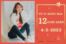 Tử vi ngày mai của 12 con giáp 4/5/2023: Mùi tài lộc tăng tiến, Tuất tình cảm trắc trở
