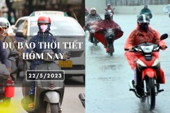 Dự báo thời tiết hôm nay 22/5/2023: Hà Nội và Đà Nẵng duy trì nắng nóng, TP HCM có nơi mưa vừa