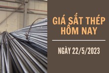 Giá sắt thép xây dựng hôm nay 22/5: Tiếp đà giảm thêm 38 nhân dân tệ/tấn