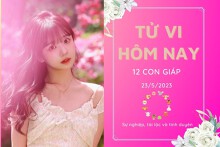 Tử vi hàng ngày hôm nay của 12 con giáp 23/5/2023: Tỵ cẩn thận chuyện tiền nong, Mùi sự nghiệp ổn định
