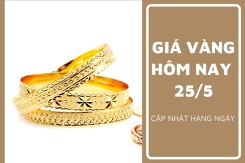 Giá vàng hôm nay 25/5: Giảm từ 50.000 đồng/lượng đến 100.000 đồng/lượng
