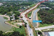 Những khu đất sẽ thu hồi để mở rộng đường Lã Xuân Oai, đoạn từ đường Lê Văn Việt - Võ Chí Công