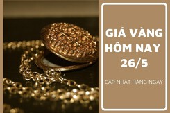 Giá vàng hôm nay 26/5: Vàng SJC giảm, neo quanh ngưỡng 67 triệu đồng/lượng
