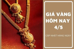 Giá vàng hôm nay 4/5: Chủ yếu tăng không quá 200.000 đồng/lượng