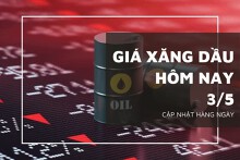 Giá xăng dầu hôm nay 3/5: Giảm sốc trước thềm tăng lãi suất