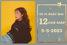 Tử vi ngày mai của 12 con giáp 5/5/2023: Sửu tài lộc vượng, Ngọ công việc dễ dàng