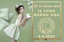 Tử vi ngày mai của 12 cung hoàng đạo 4/6/2023: Bọ Cạp tài lộc khá tốt, Bảo Bình tình cảm xa cách