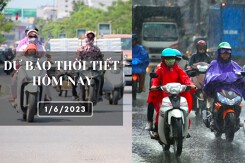 Dự báo thời tiết hôm nay 1/6/2023: Hà Nội, Đà Nẵng nắng nóng, có nơi trên 38 độ, TP HCM mưa về chiều