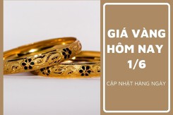 Giá vàng hôm nay 1/6: Ghi nhận mức tăng 50.000 đồng/lượng