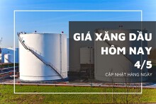 Giá xăng dầu hôm nay 4/5: ‘Lao dốc không phanh’ trên 11%