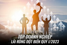 Gần 90 doanh nghiệp có lãi ròng quý I tăng trên 100%, lợi nhuận nhiều công ty bất động sản đột biến so với cùng kỳ