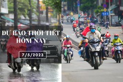 Dự báo thời tiết hôm nay 7/5/2023: Hà Nội chiều tối có mưa, Đà Nẵng nắng nóng gay gắt, TP HCM rải rác mưa vài nơi