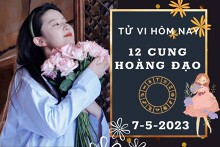 Tử vi hôm nay của 12 cung hoàng đạo ngày 7/5/2023: Bạch Dương tài lộc rủng rỉnh, Bọ Cạp tình cảm tốt đẹp
